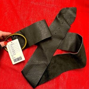 Anthropologie Leather and Suede Belt - Soft and Timeless - Size M/L